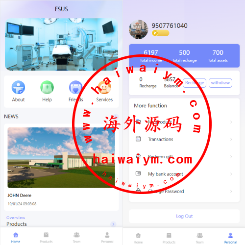 新版海外投资理财系统/理财投资分红系统/红包赠送